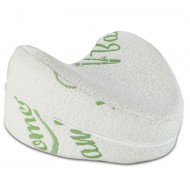 Perna ergonomica pentru genunchi si picioare MEMORY BAMBOO 25 x 25 x 15 cm